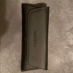 Valentino glasses case. Red and black.